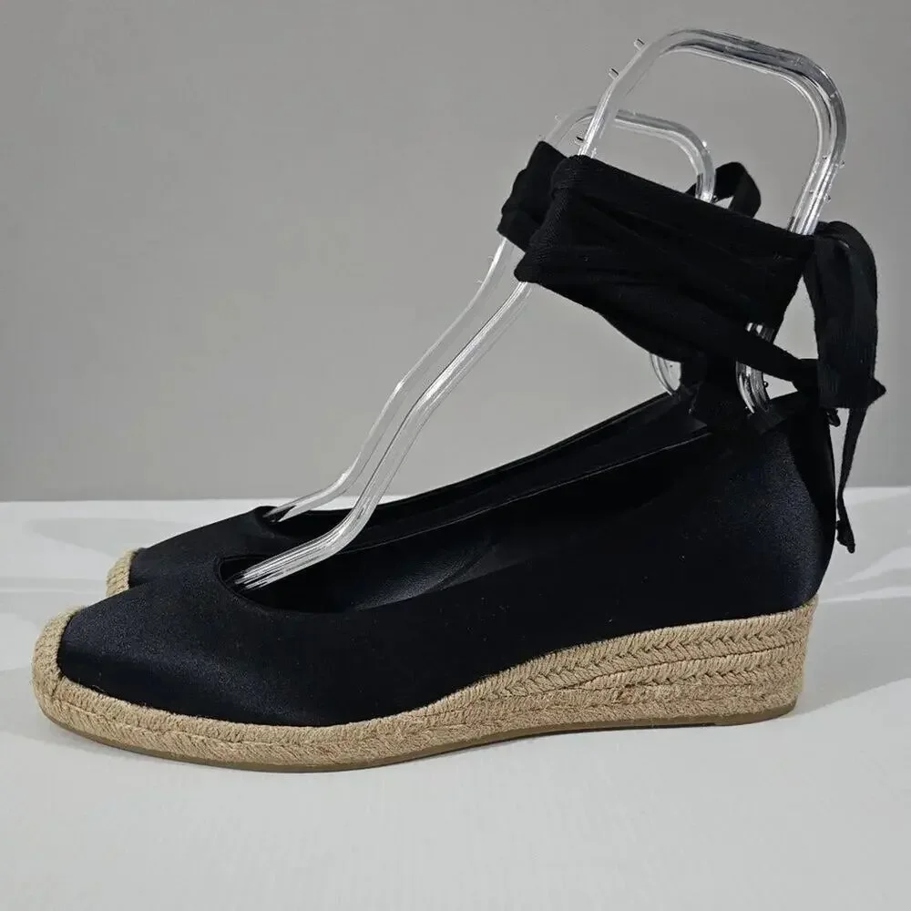 NWT Tory Burch Black Espadrilles - Picture 15 of 15